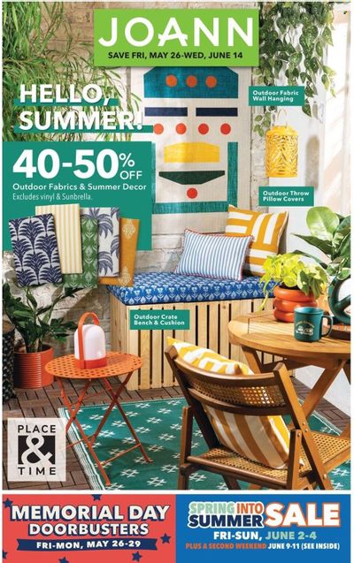 JOANN Weekly Ad Flyer Specials May 26 to June 14, 2023