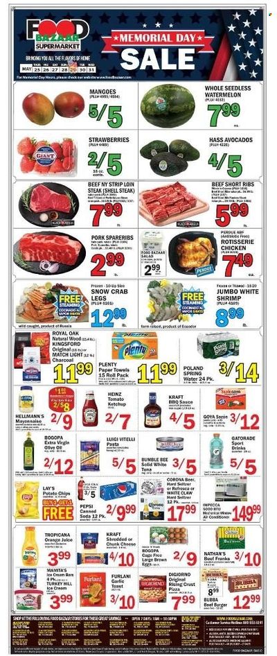 Food Bazaar (CT, NJ, NY) Weekly Ad Flyer Specials May 25 to May 31, 2023