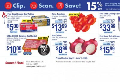Smart & Final (AZ, CA) Weekly Ad Flyer Specials May 31 to June 13, 2023