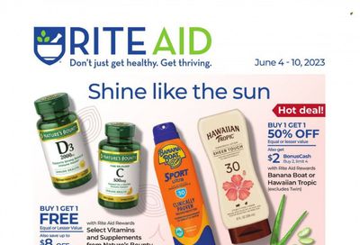 RITE AID Weekly Ad Flyer Specials June 4 to June 10, 2023 RITE AID Weekly Ad Flyer Specials June 4 to June 10, 2023