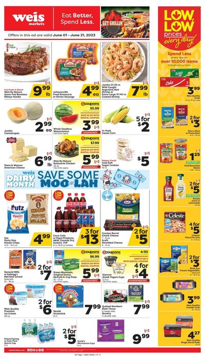 Weis (MD, NY, PA) Weekly Ad Flyer Specials June 1 to June 21, 2023