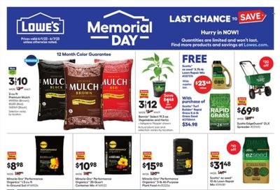 Lowe's Weekly Ad Flyer Specials June 1 to June 7, 2023
