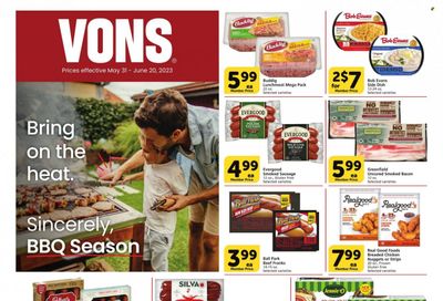 Vons (CA) Weekly Ad Flyer Specials May 31 to June 20, 2023