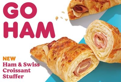 Dunkin’ Donuts Serves Up their New Ham & Swiss Croissant Stuffer