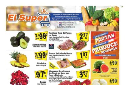 El Super (CA) Weekly Ad Flyer Specials June 7 to June 13, 2023 El Super (CA) Weekly Ad Flyer Specials June 7 to June 13, 2023