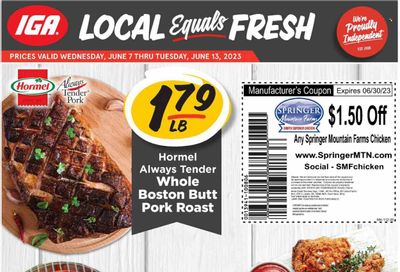 IGA (OH) Weekly Ad Flyer Specials June 7 to June 13, 2023