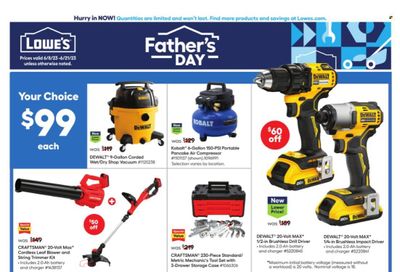 Lowe's Weekly Ad Flyer Specials June 8 to June 21, 2023 Lowe's Weekly Ad Flyer Specials June 8 to June 21, 2023