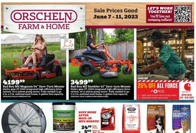 Orscheln Farm and Home (IA, IN, KS, MO, NE, OK) Weekly Ad Flyer Specials June 7 to June 11, 2023