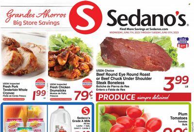 Sedano's (FL) Weekly Ad Flyer Specials June 7 to June 13, 2023 Sedano's (FL) Weekly Ad Flyer Specials June 7 to June 13, 2023