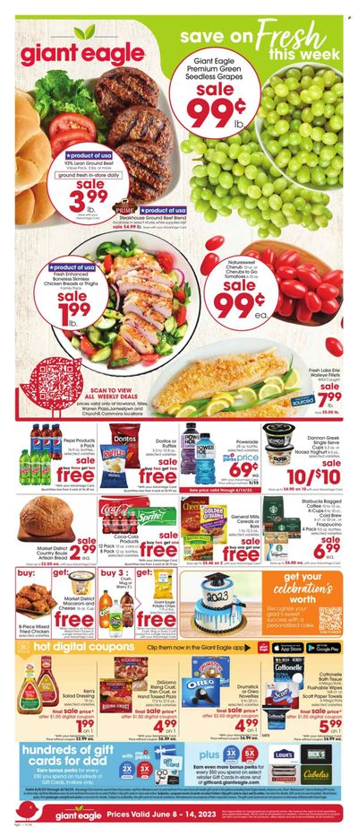 Giant Eagle (OH) Weekly Ad Flyer Specials June 8 to June 14, 2023