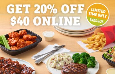 Applebee’s Offers 20% Off Online and In-app Orders with a New Promo Code Through to June 25