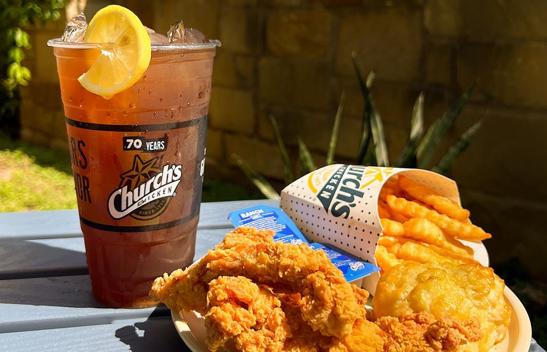 Get a Free Drink with Purchase Through to August 27 with a Key Tag at Church’s Chicken 