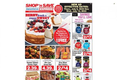 Shop ‘n Save Express (MD, PA, WV) Weekly Ad Flyer Specials July 6 to July 12, 2023
