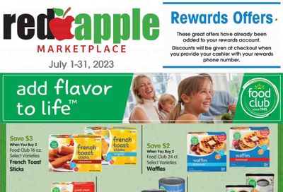 Red Apple Marketplace (OR) Weekly Ad Flyer Specials July 1 to July 31, 2023
