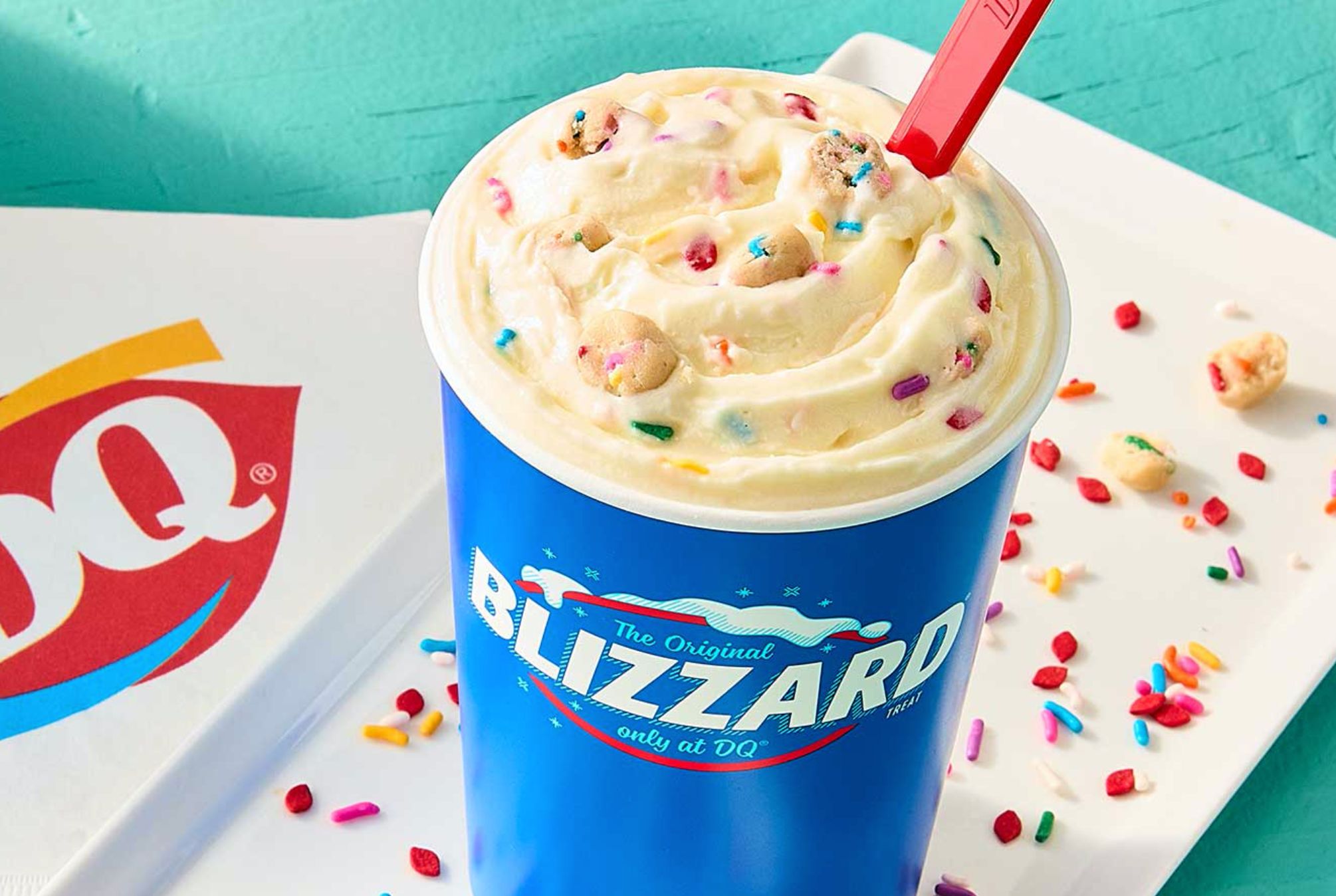 Cake Batter Cookie Dough Lands at Dairy Queen as July's Blizzard of the Month