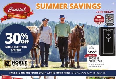 Coastal Farm & Ranch Weekly Ad Flyer Specials July 12 to July 18, 2023