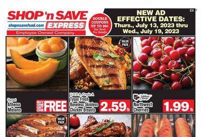 Shop ‘n Save Express (MD, PA, WV) Weekly Ad Flyer Specials July 13 to July 19, 2023