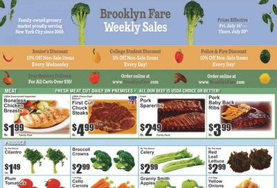Brooklyn Fare (NY) Weekly Ad Flyer Specials July 14 to July 20, 2023