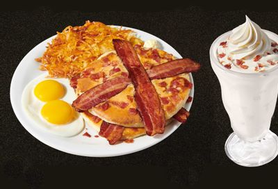 Denny’s Celebrates Baconalia with their Bacon-loaded Hormel Black Label Bacon Slam and What's Shakin' Bacon Milk Shake