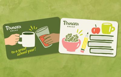 Save 20% Off Online Panera Bread Gift Card Purchases Through to September 5