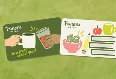 Save 20% Off Online Panera Bread Gift Card Purchases Through to September 5