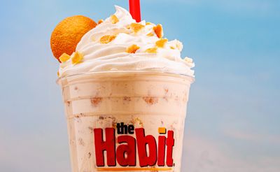 The New Banana Wafer Shake Has Arrived at The Habit Burger Grill