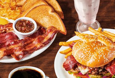 The Triple Bacon Sampler and Bacon Obsession Burger Are Now at Denny’s as Part of the Baconalia Celebrations