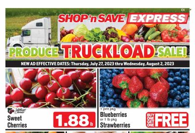 Shop ‘n Save Express (MD, PA, WV) Weekly Ad Flyer Specials July 27 to August 2, 2023