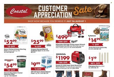 Coastal Farm & Ranch Weekly Ad Flyer Specials July 26 to August 1, 2023