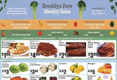 Brooklyn Fare (NY) Weekly Ad Flyer Specials July 28 to August 3, 2023