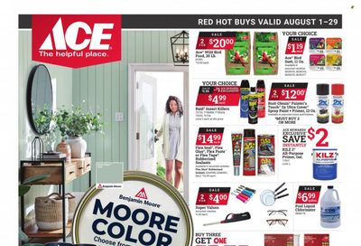 ACE Hardware Weekly Ad Flyer Specials August 1 to August 29, 2023