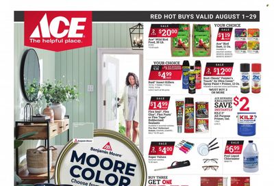 ACE Hardware Weekly Ad Flyer Specials August 1 to August 29, 2023