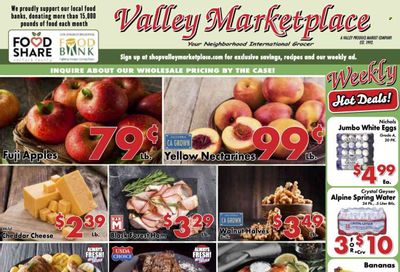 Valley Marketplace (CA) Weekly Ad Flyer Specials August 2 to August 8, 2023