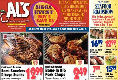Al's Supermarket (IN) Weekly Ad Flyer Specials August 2 to August 8, 2023
