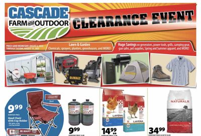 Cascade Farm And Outdoor (OR, WA) Weekly Ad Flyer Specials August 2 to August 15, 2023