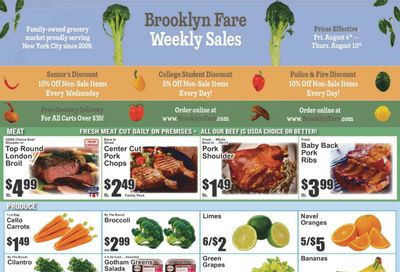Brooklyn Fare (NY) Weekly Ad Flyer Specials August 4 to August 10, 2023