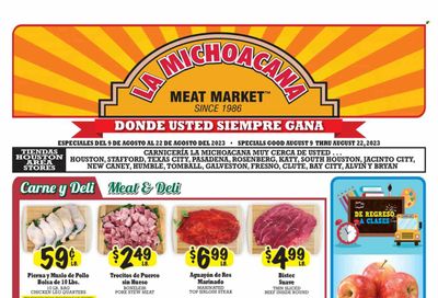 La Michoacana Meat Market (TX) Weekly Ad Flyer Specials August 9 to August 22, 2023