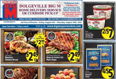 Big M (NY, PA) Weekly Ad Flyer Specials August 4 to August 10, 2023