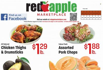 Red Apple Marketplace (OR) Weekly Ad Flyer Specials August 9 to August 15, 2023