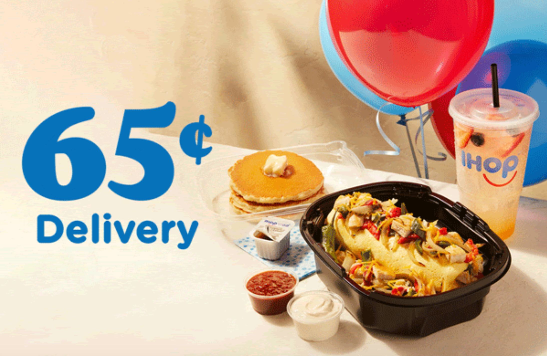 Enjoy a 65¢ Delivery Fee at IHOP with In-app and Online Delivery Orders Through to August 27