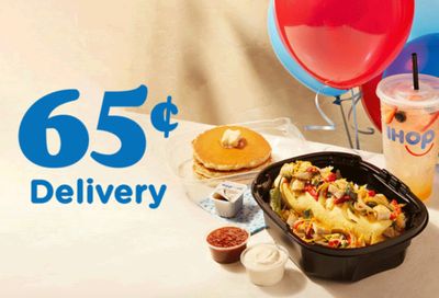 Enjoy a 65¢ Delivery Fee at IHOP with In-app and Online Delivery Orders Through to August 27