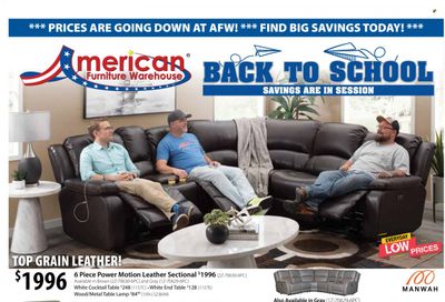 American Furniture Warehouse (AZ, CO, TX) Weekly Ad Flyer Specials August 16 to August 27, 2023