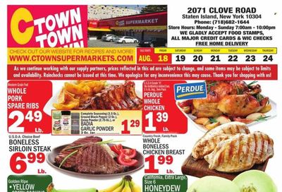 C-Town (CT, FL, MA, NJ, NY, PA) Weekly Ad Flyer Specials August 18 to August 24, 2023