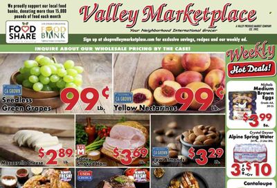 Valley Marketplace (CA) Weekly Ad Flyer Specials August 16 to August 22, 2023
