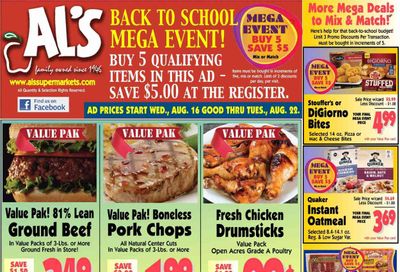Al's Supermarket (IN) Weekly Ad Flyer Specials August 16 to August 22, 2023