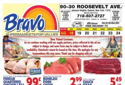 Bravo Supermarkets (CT, FL, MA, NJ, NY, PA) Weekly Ad Flyer Specials August 18 to August 24, 2023