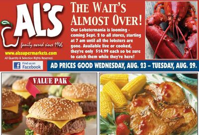 Al's Supermarket (IN) Weekly Ad Flyer Specials August 23 to August 29, 2023