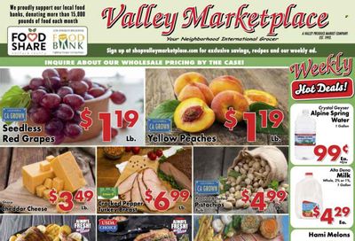 Valley Marketplace (CA) Weekly Ad Flyer Specials August 22 to August 29, 2023