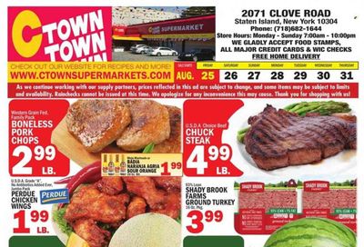 C-Town (CT, FL, MA, NJ, NY, PA) Weekly Ad Flyer Specials August 25 to August 31, 2023