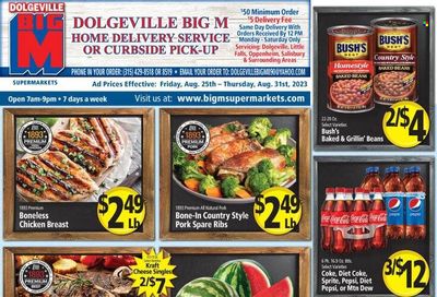 Big M (NY, PA) Weekly Ad Flyer Specials August 25 to August 31, 2023